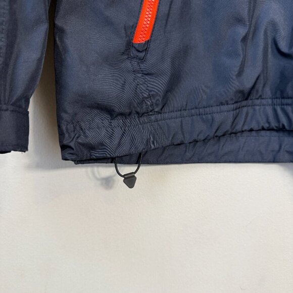 Nike Full Zip Windbreaker Track Jacket Mens Large Navy Orange Activewear Outdoor - Picture 7 of 15